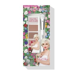 Wet n Wild Marilyn Monroe Icon Eyeshadow & Brush Set, 5-Pan Eyeshadow Palette